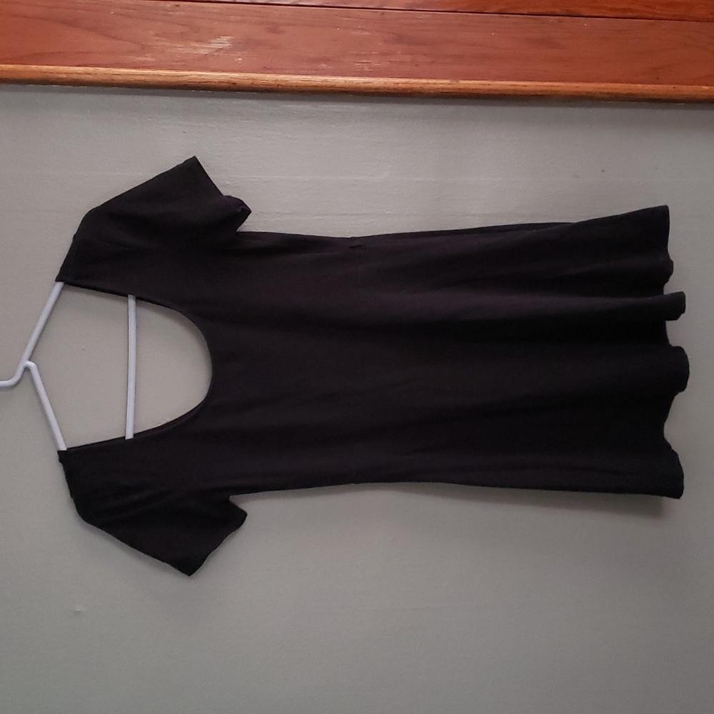 Black skater dress